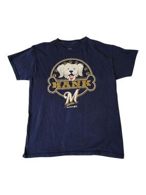Milwaukee Brewers Hank Dog Girls Tee L